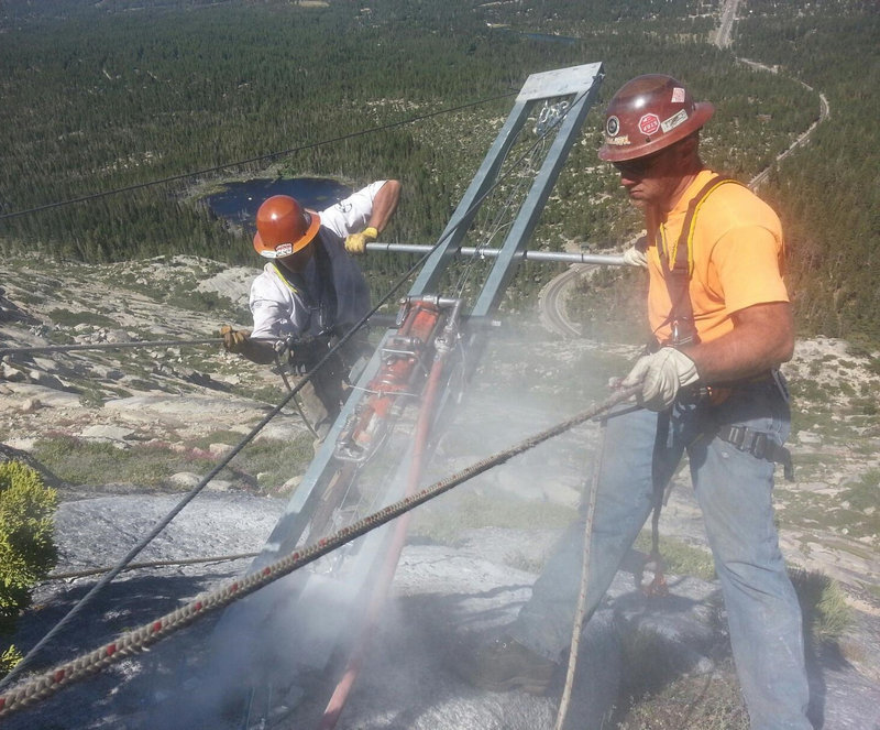 Avalanche anchor system installation