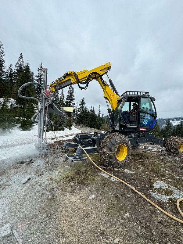 Wildside Ski Lift Tower Foundations
