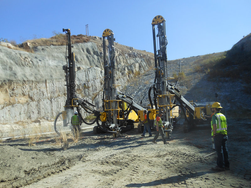 Folsom Dam Drill and Blast