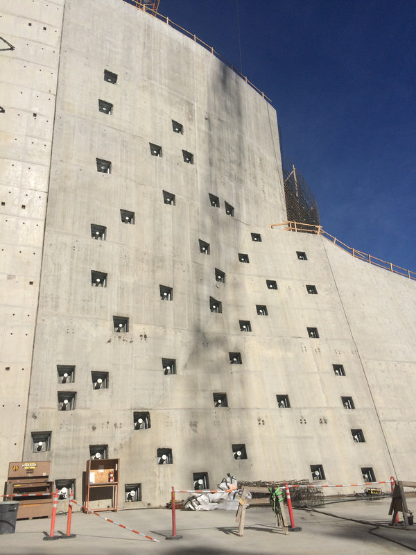 Folsom Dam spillway anchors