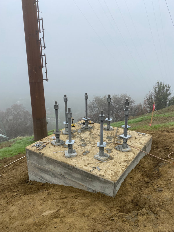 VacaVaca Tower foundation anchors